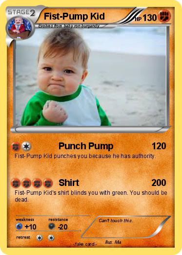 Pokemon Fist-Pump Kid