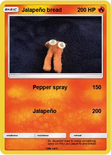 Pokemon Jalapeño bread