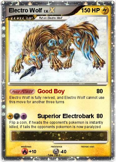 Pokemon Electro Wolf
