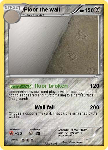 Pokemon Floor the wall