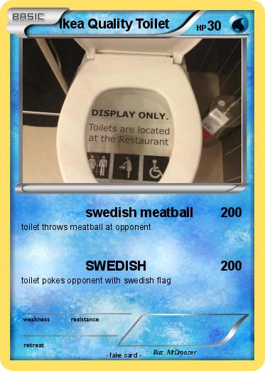 Pokemon Ikea Quality Toilet