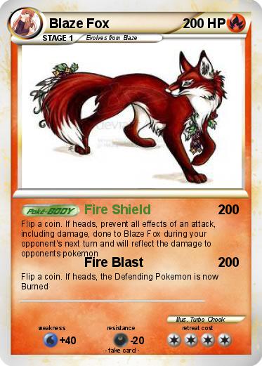 Pokemon Blaze Fox