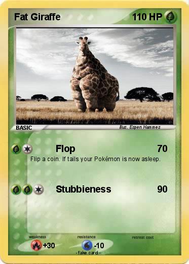 Pokemon Fat Giraffe