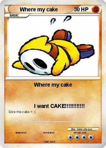 Pokemon Where my cake