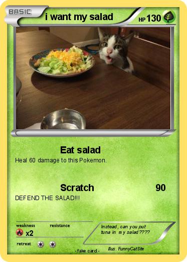 Pokemon i want my salad