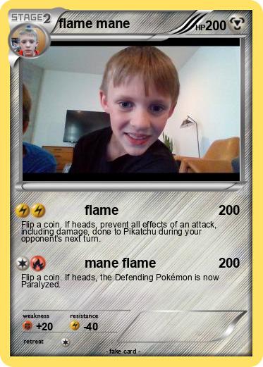 Pokemon flame mane