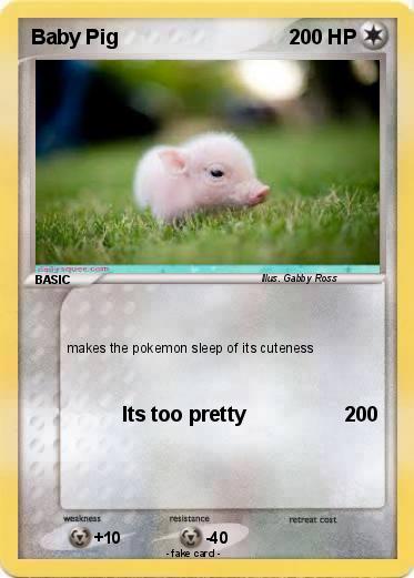 Pokemon Baby Pig