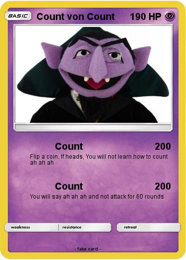 Pokemon Count von Count