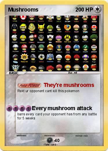 Pokemon Mushrooms