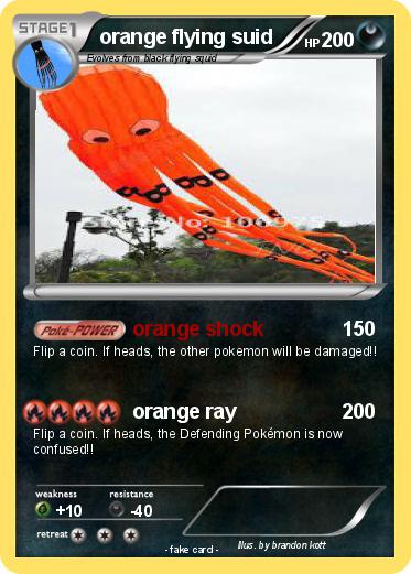 Pokemon orange flying suid