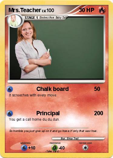 Pokemon Mrs.Teacher