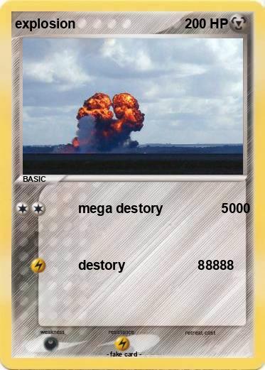 Pokemon explosion