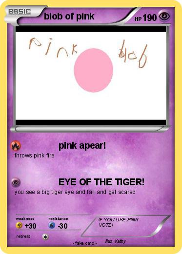 Pokemon blob of pink