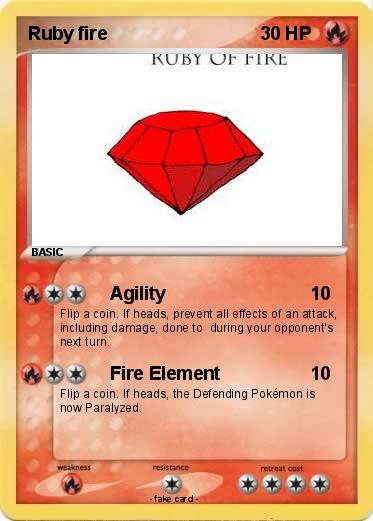 Pokemon Ruby fire