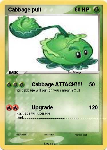Pokemon Cabbage pult