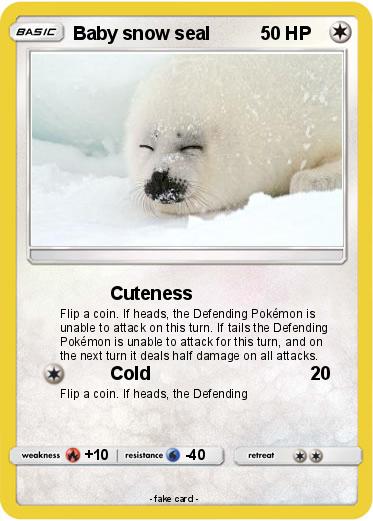 Pokemon Baby snow seal