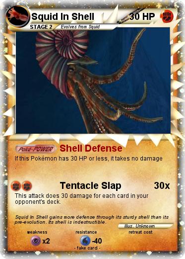 Pokemon Squid In Shell