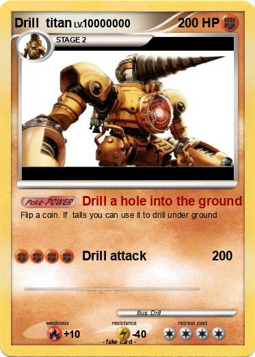 Pokemon Drill  titan
