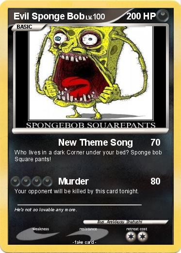 Pokemon Evil Sponge Bob
