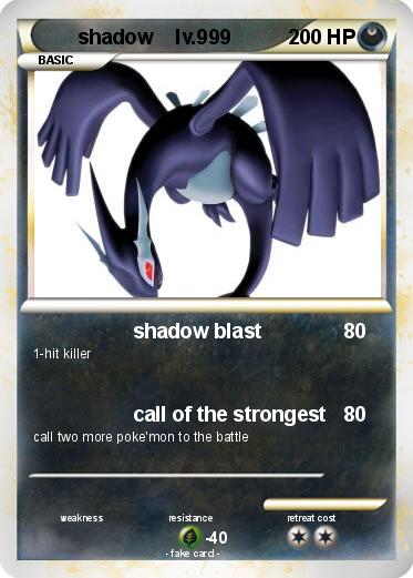 Pokemon shadow    lv.999