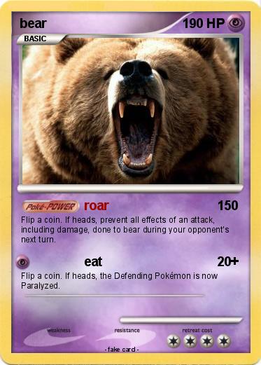 Pokemon bear