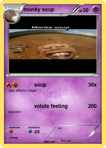 Pokemon monky soup