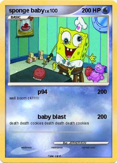 Pokemon sponge baby