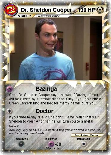 Pokemon Dr. Sheldon Cooper