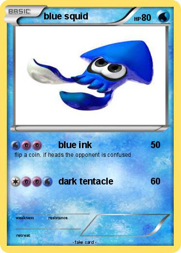 Pokemon blue squid