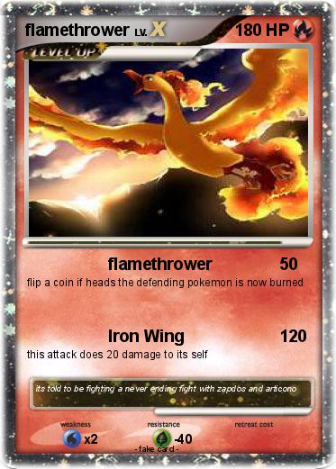 Pokemon flamethrower