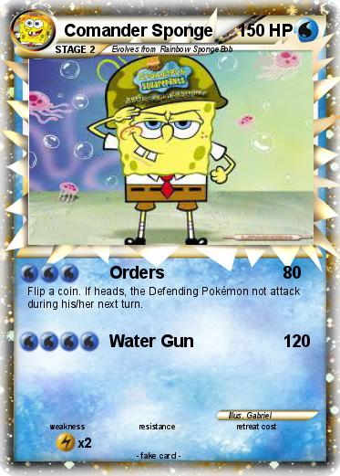 Pokemon Comander Sponge