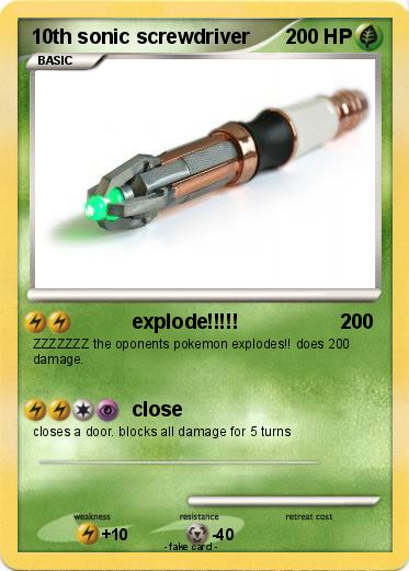 Pokemon 10th sonic screwdriver