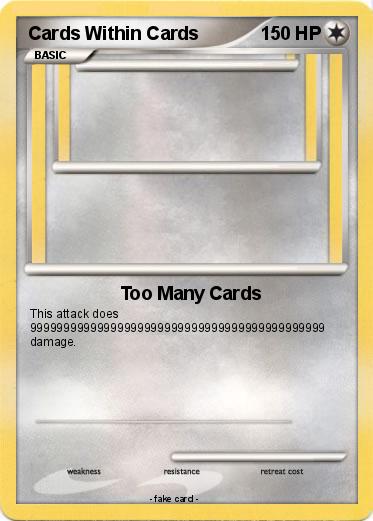 Pokemon Cards Within Cards