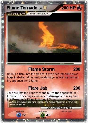 Pokemon Flame Tornado