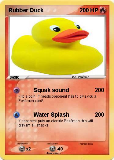 Pokemon Rubber Duck