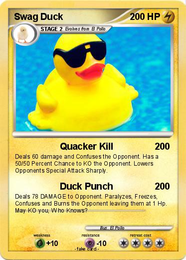 Pokemon Swag Duck