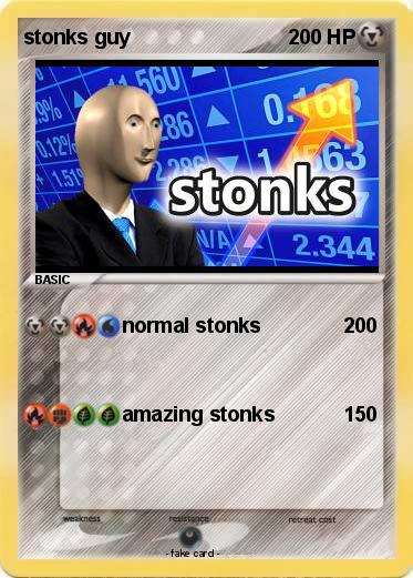 Pokemon stonks guy