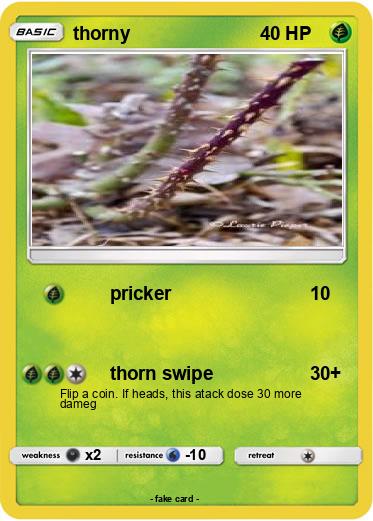 Pokemon thorny