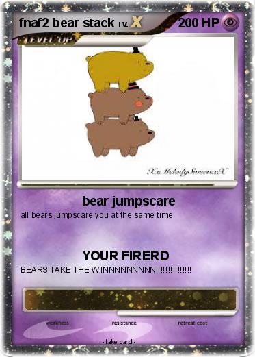 Pokemon fnaf2 bear stack