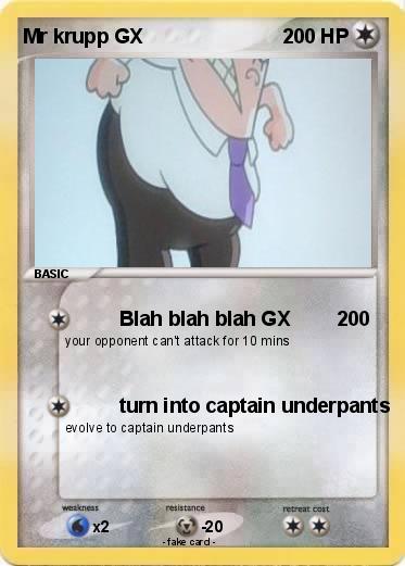 Pokemon Mr krupp GX