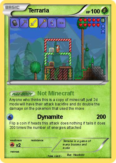 Pokémon Terraria 18 18 - Not Minecraft - My Pokemon Card