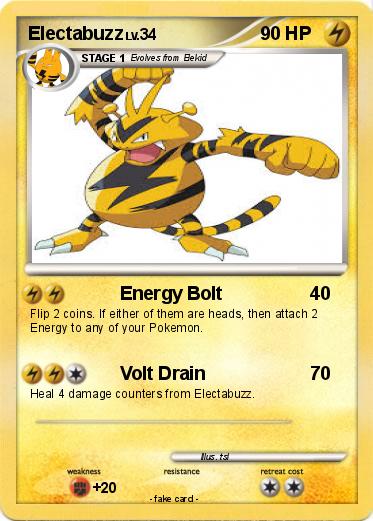 pokemon electabuzz coloring pages - photo #48