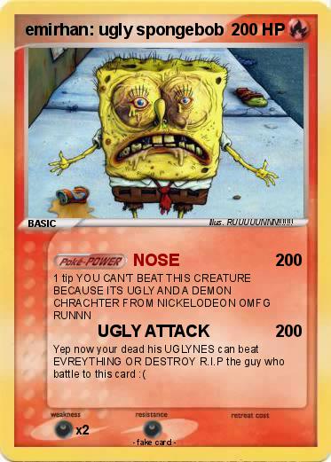 Pokemon emirhan: ugly spongebob