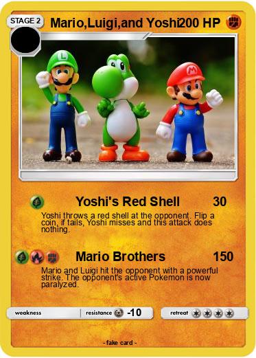 Pokemon Mario,Luigi,and Yoshi