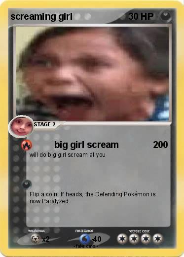 Pokemon screaming girl