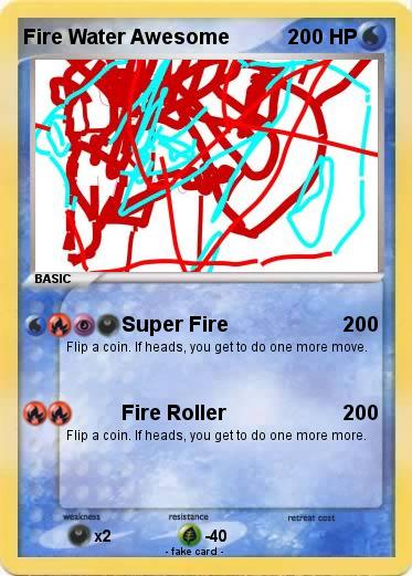 Pokemon Fire Water Awesome