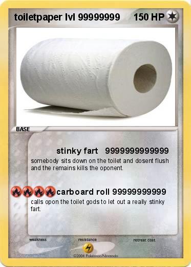 Pokemon toiletpaper lvl 99999999