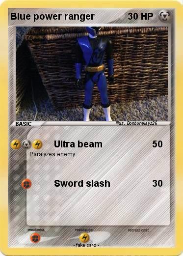 Pokemon Blue power ranger