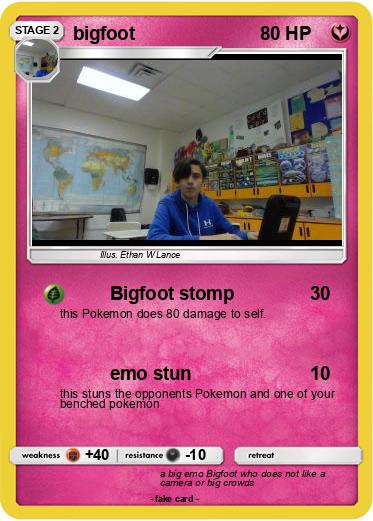 Pokemon bigfoot