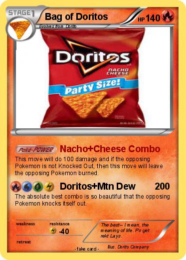 Pokemon Bag of Doritos